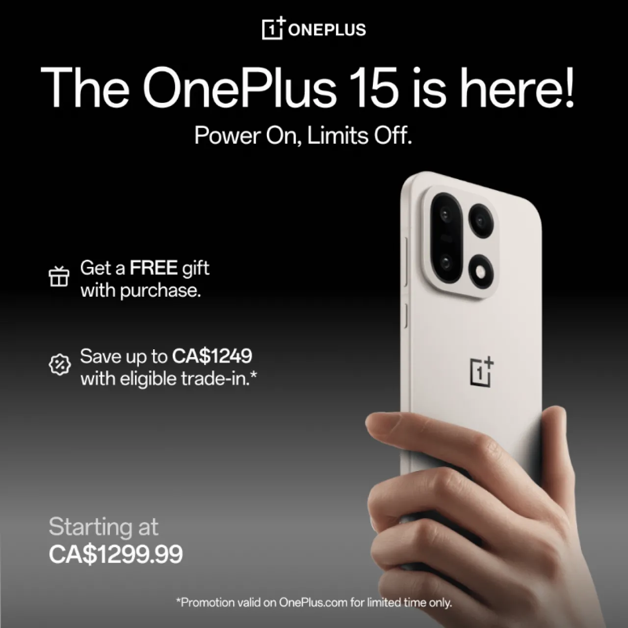 OnePlus 15 Kanada'da Satışa Sunuldu