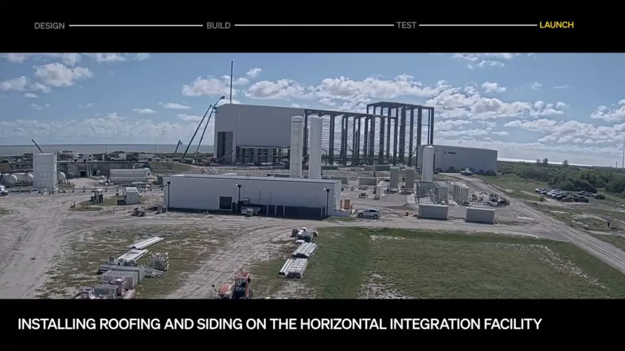 Relativity Space, Cape Canaveral'daki Fırlatma Üssünde Yoğun İnşaat Faaliyeti Gerçekleştiriyor